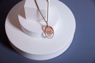 Naszyjnik „Mgła Świtu” – Kolekcja Złoty Szept